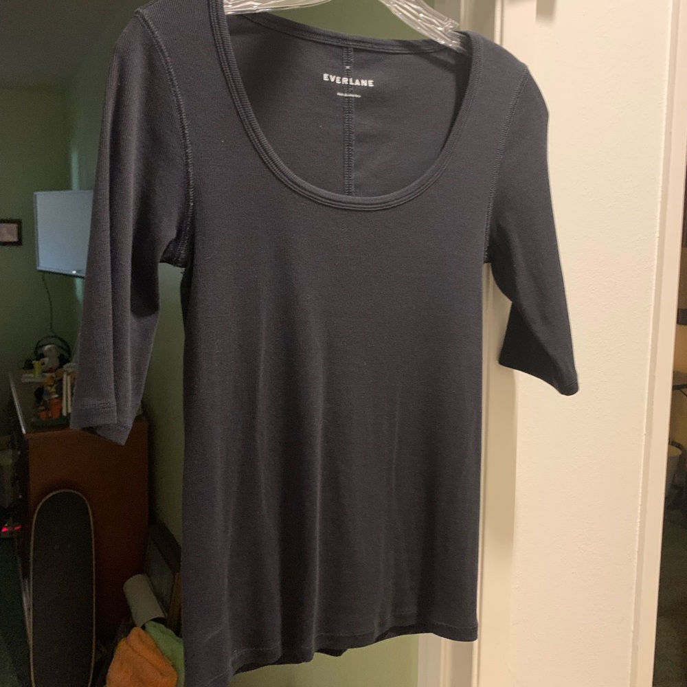 Everlane Pima ribbed tee!